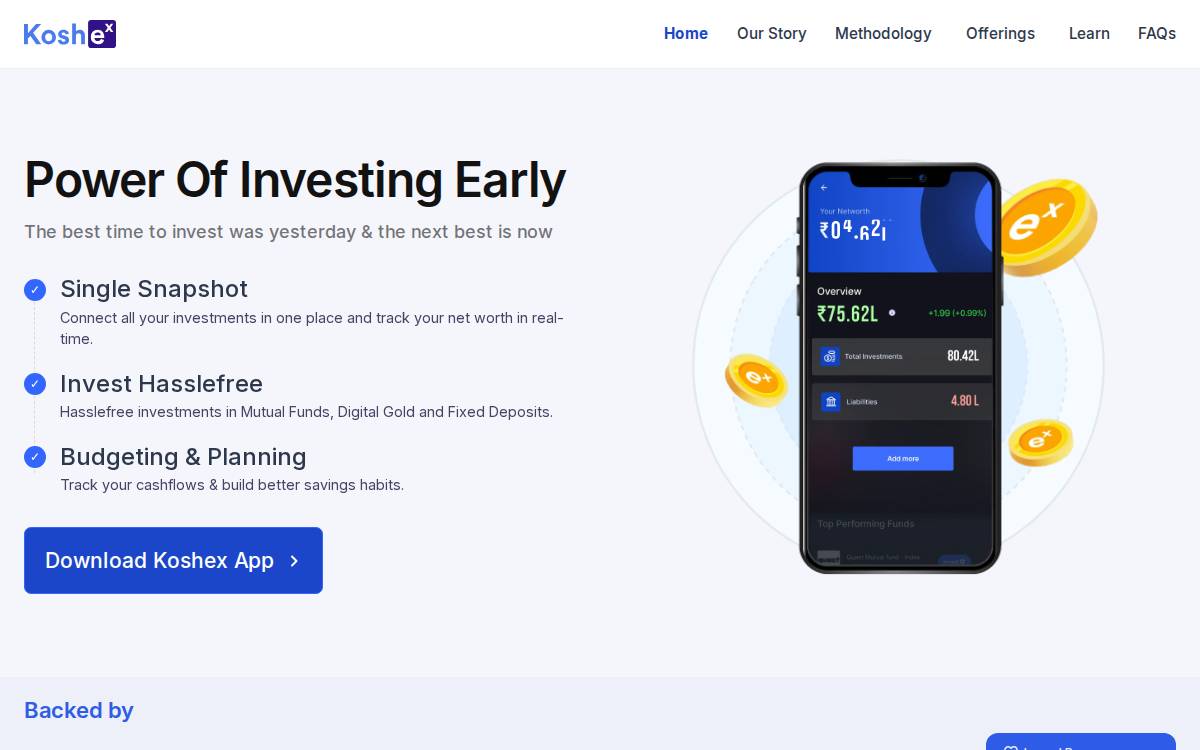 Koshex website preview