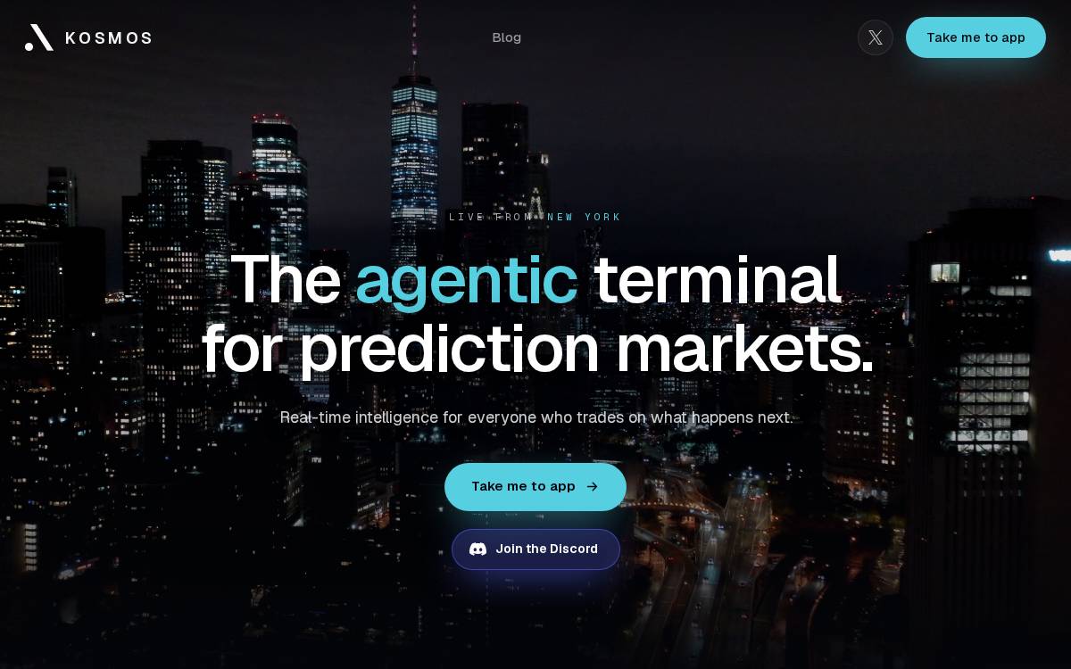 Kosmos website preview