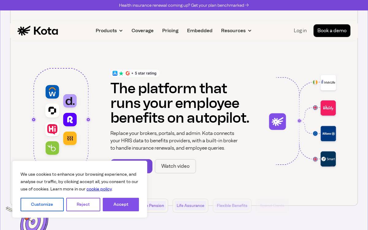 Kota website preview