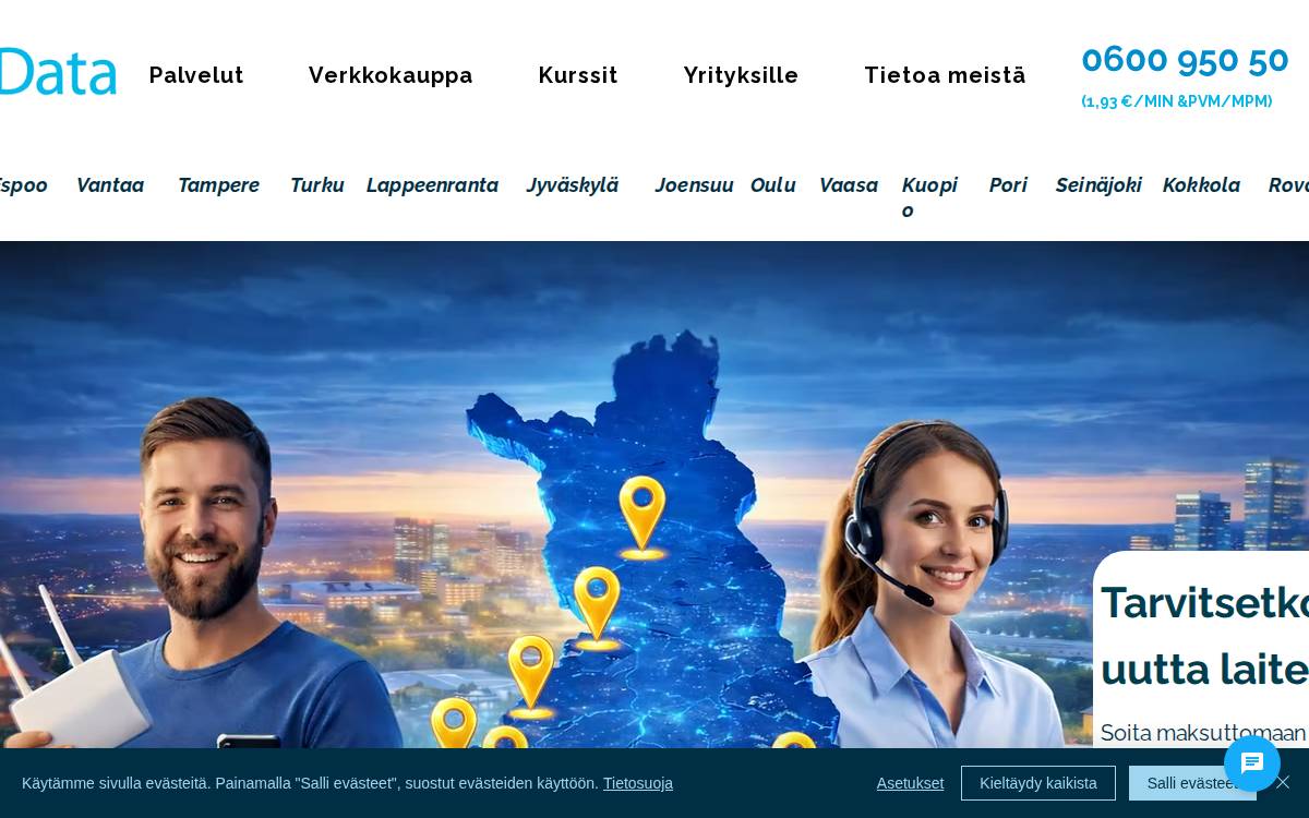 KotiData website preview