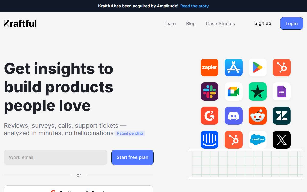 Kraftful website preview