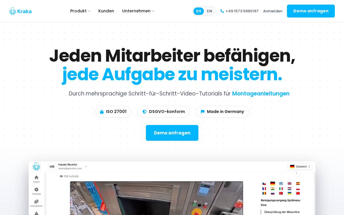 Kraka website preview