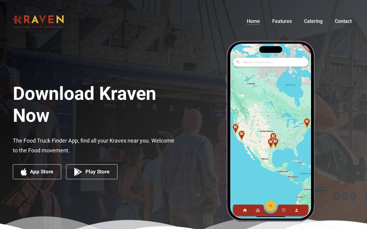 Kraven website preview