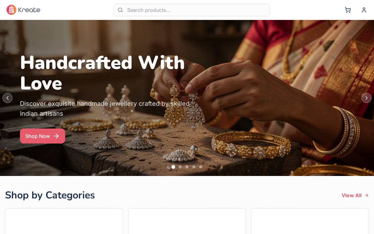 Kreateworld website preview