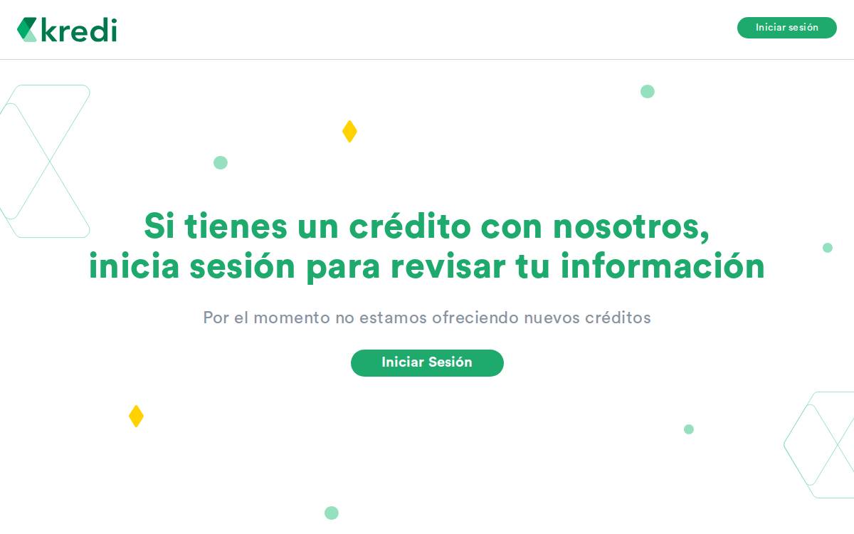 Kredi website preview