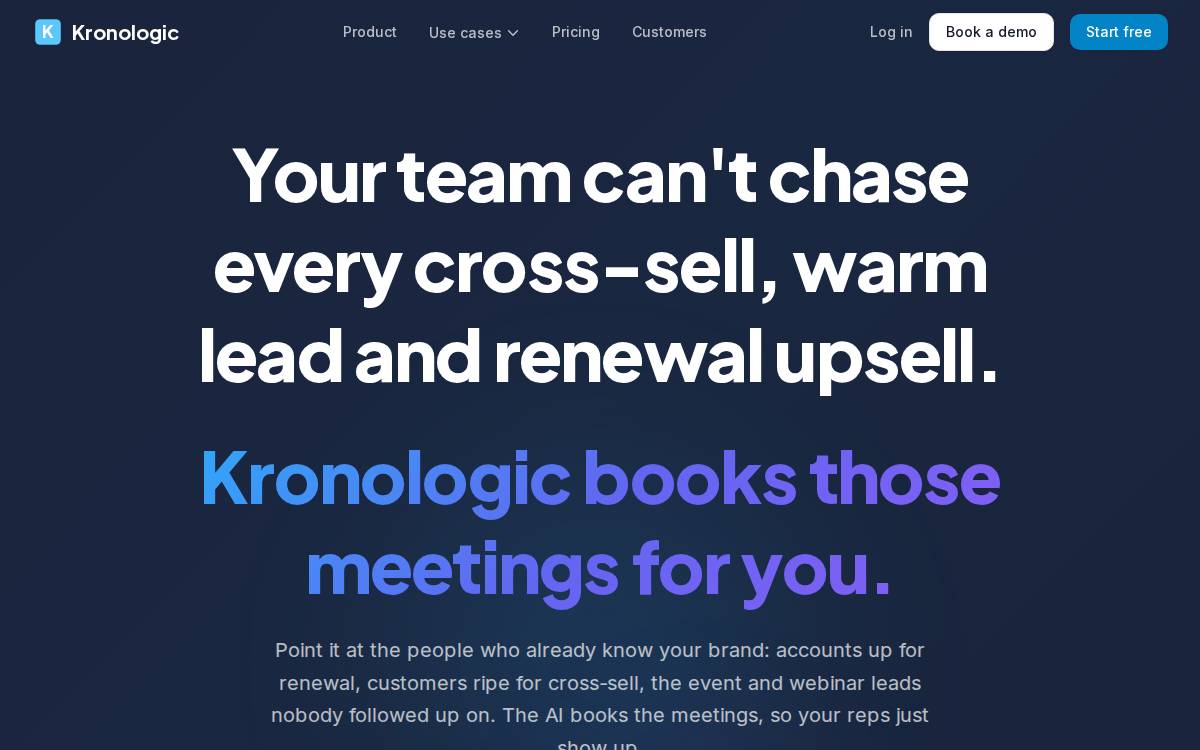 Kronologic website preview