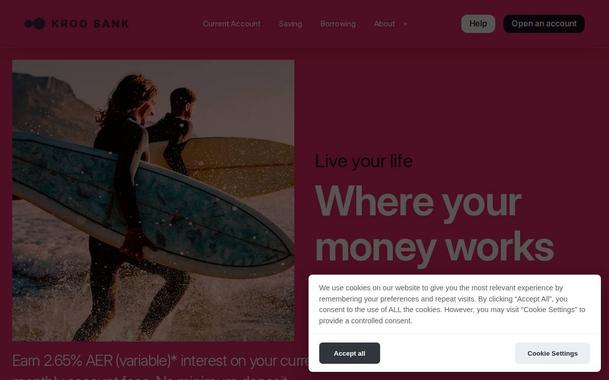 Kroo website preview