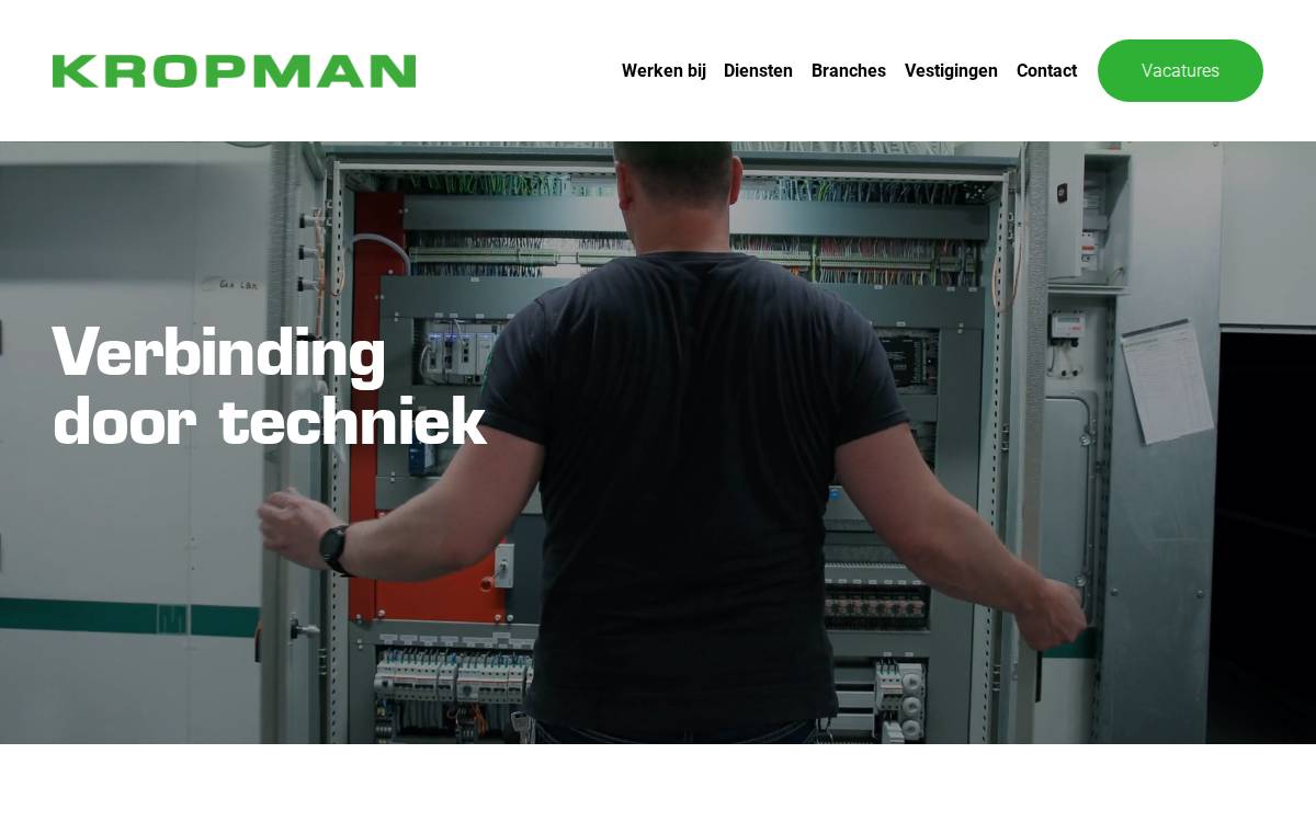 Kropman website preview
