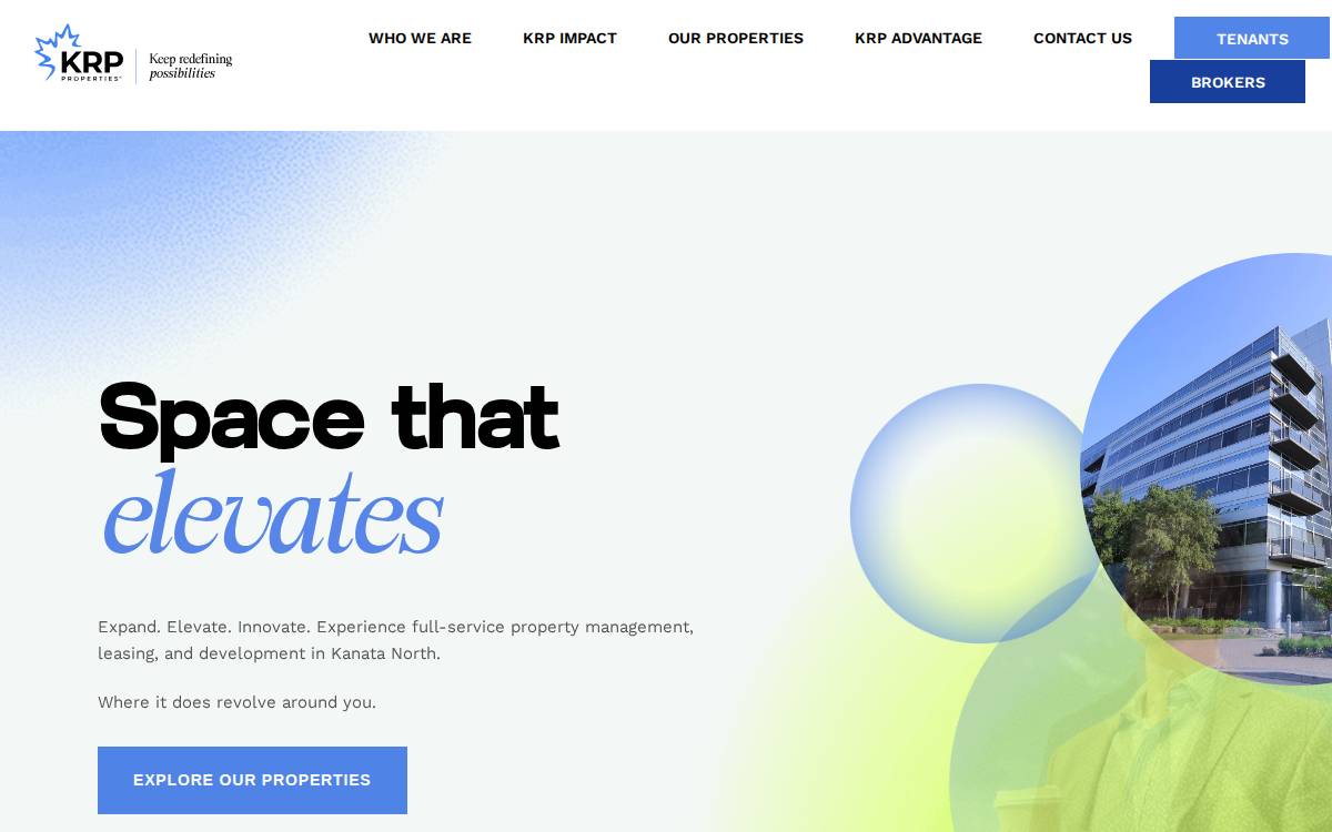 Krpproperties website preview