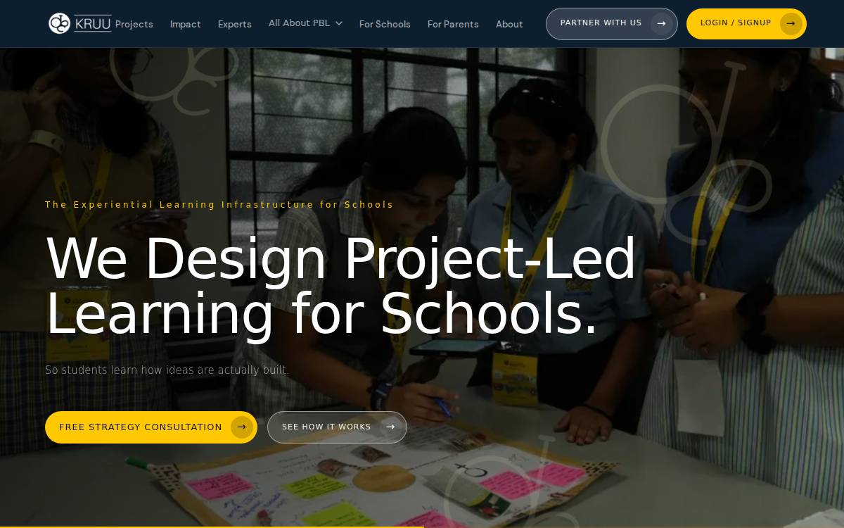 Kruu website preview