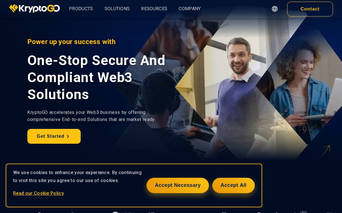 KryptoGo website preview