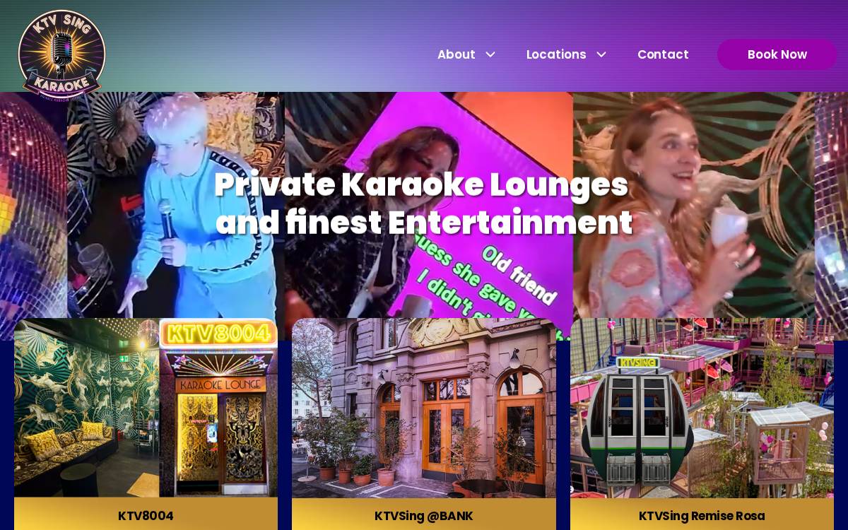 Ktvsing website preview