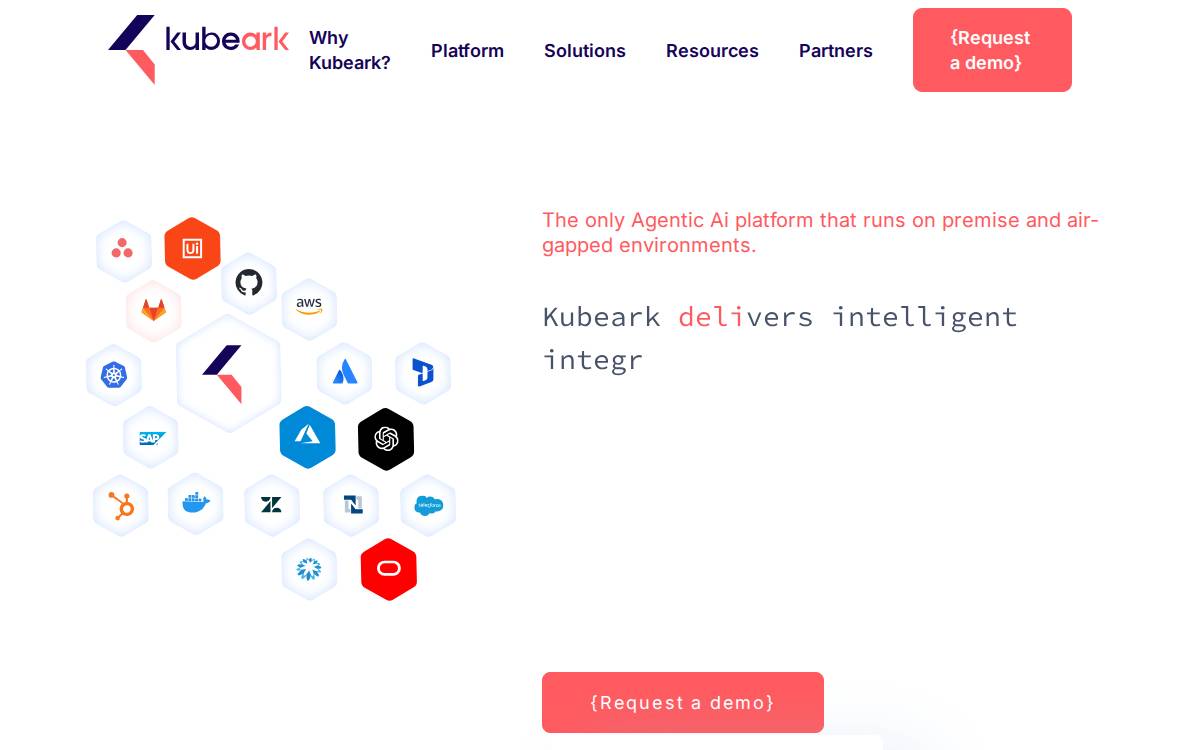Kubeark website preview