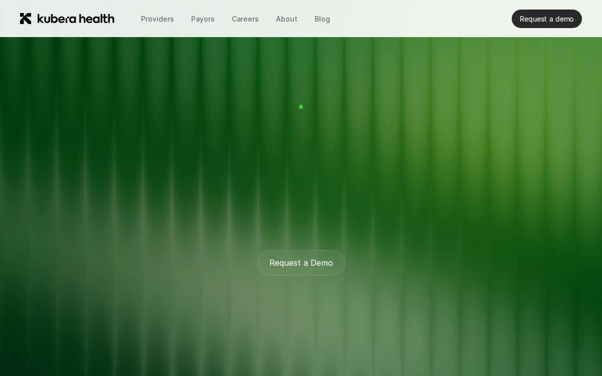Kubera Health website preview