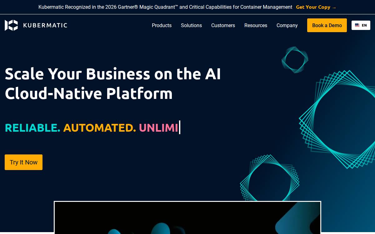 Kubermatic website preview