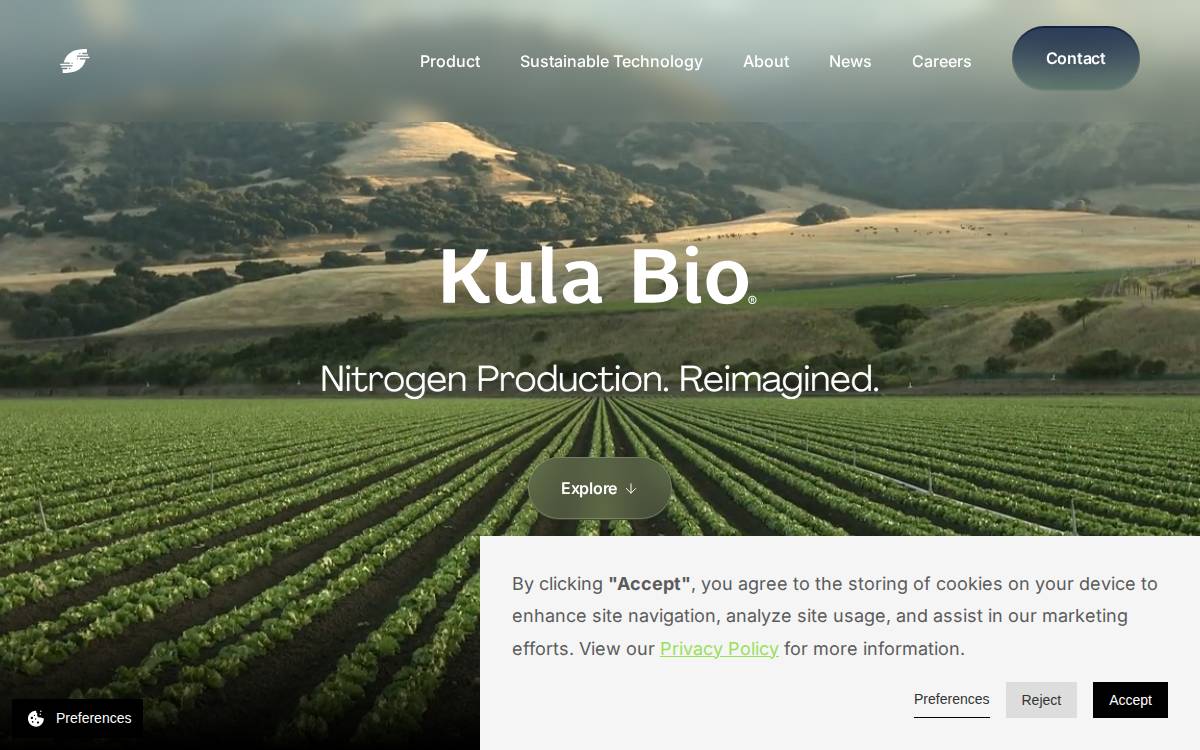Kula Bio website preview