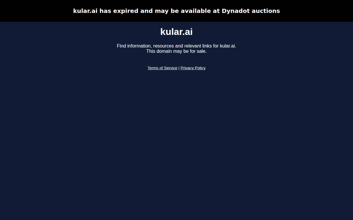 Kular website preview