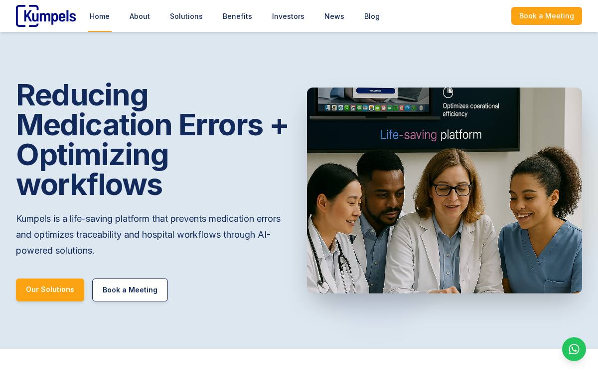 Kumpels website preview