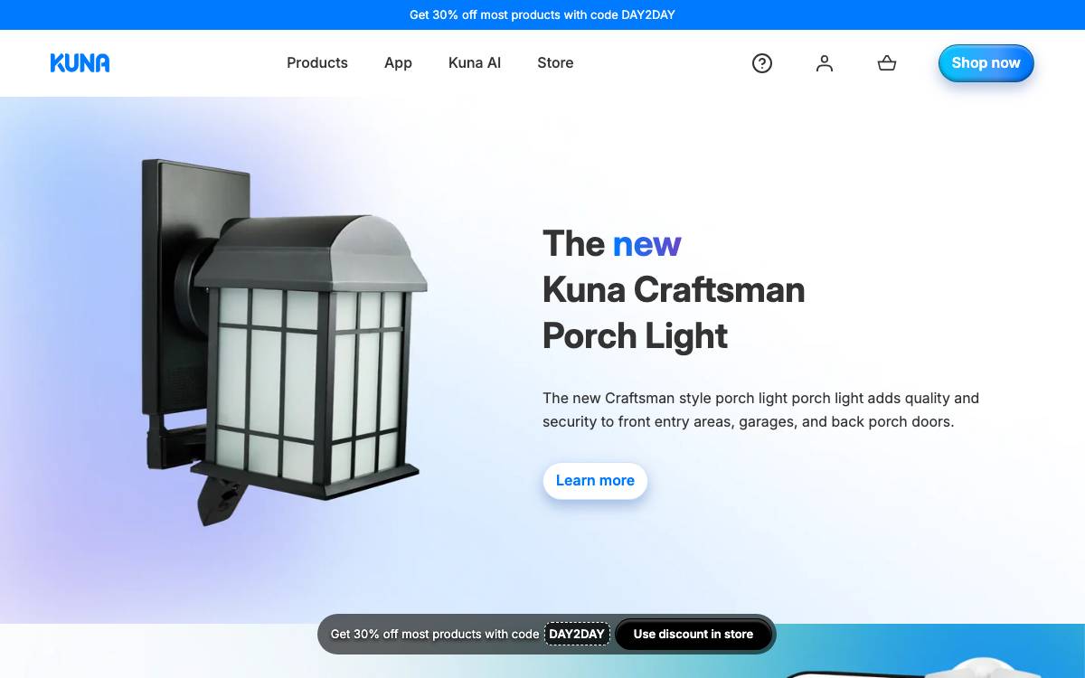 Kuna Systems website preview