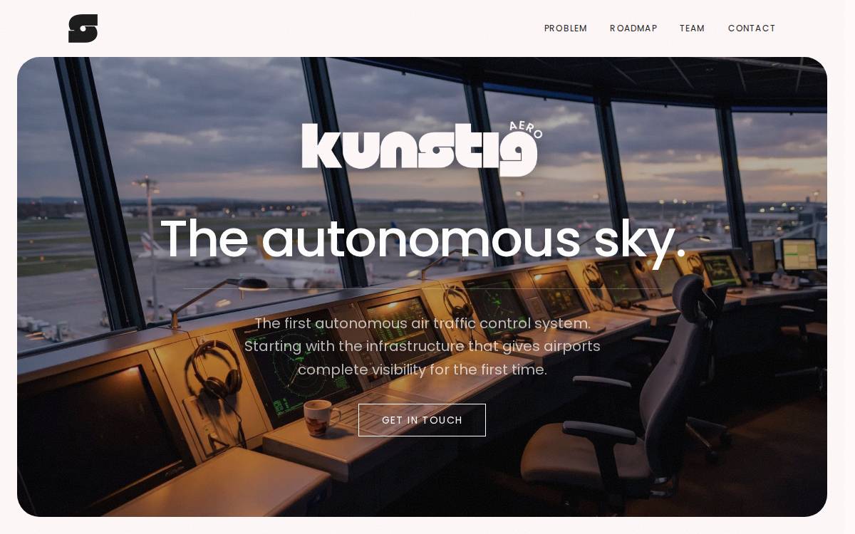 Kunstig website preview