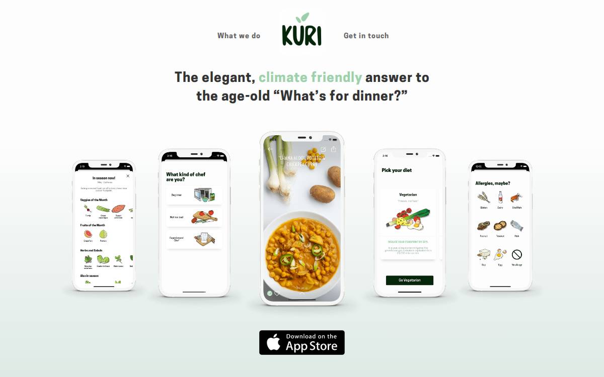 Kuri website preview