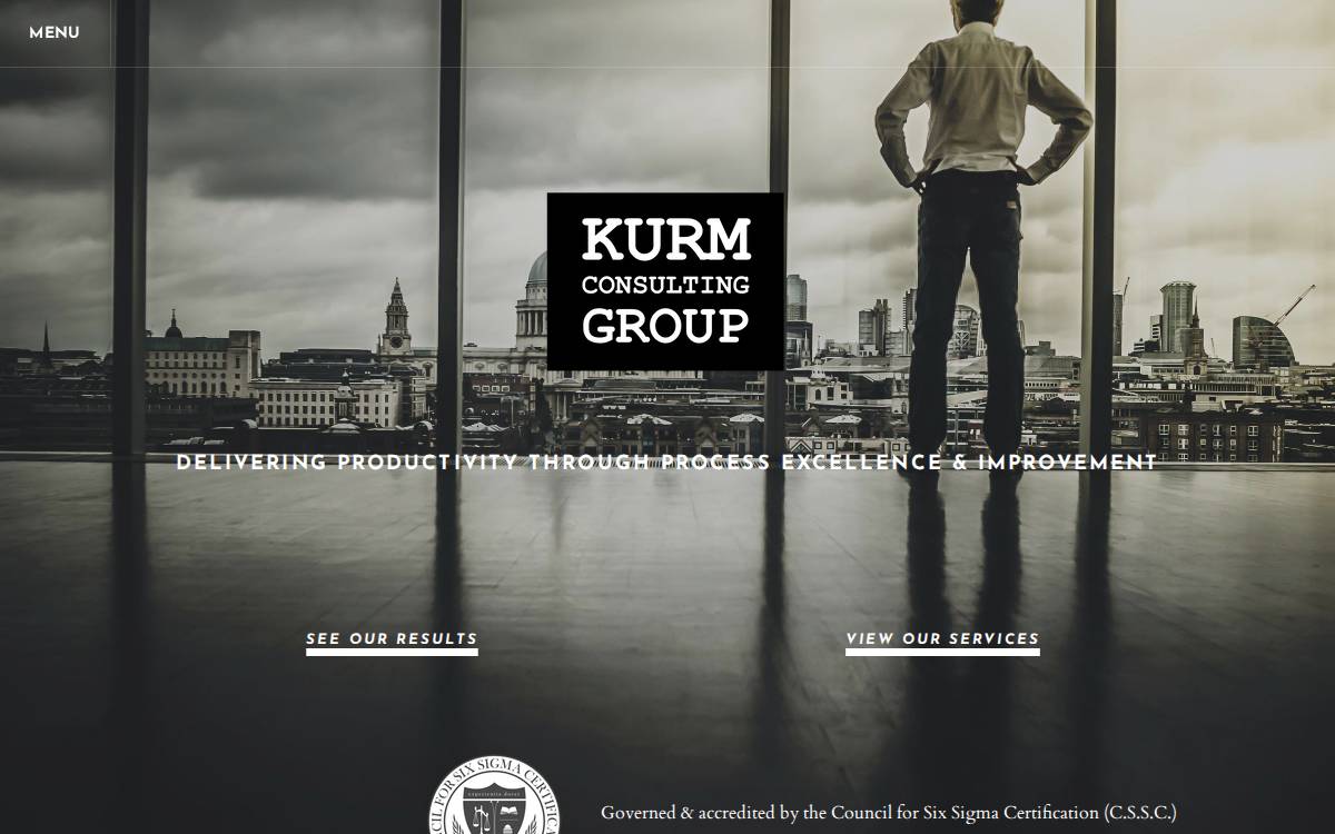 Kurmconsulting website preview