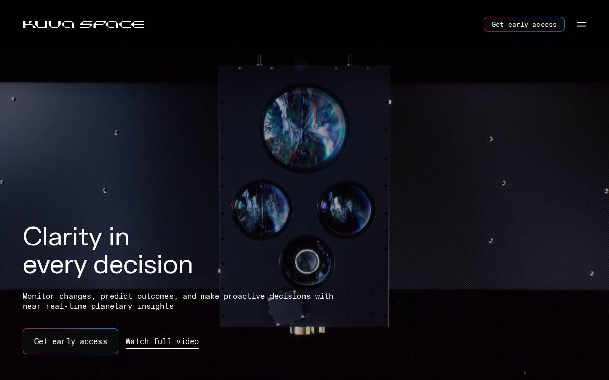 Kuva Space website preview