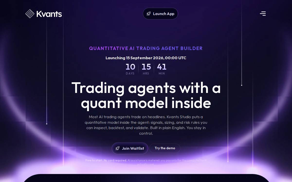 Kvants website preview