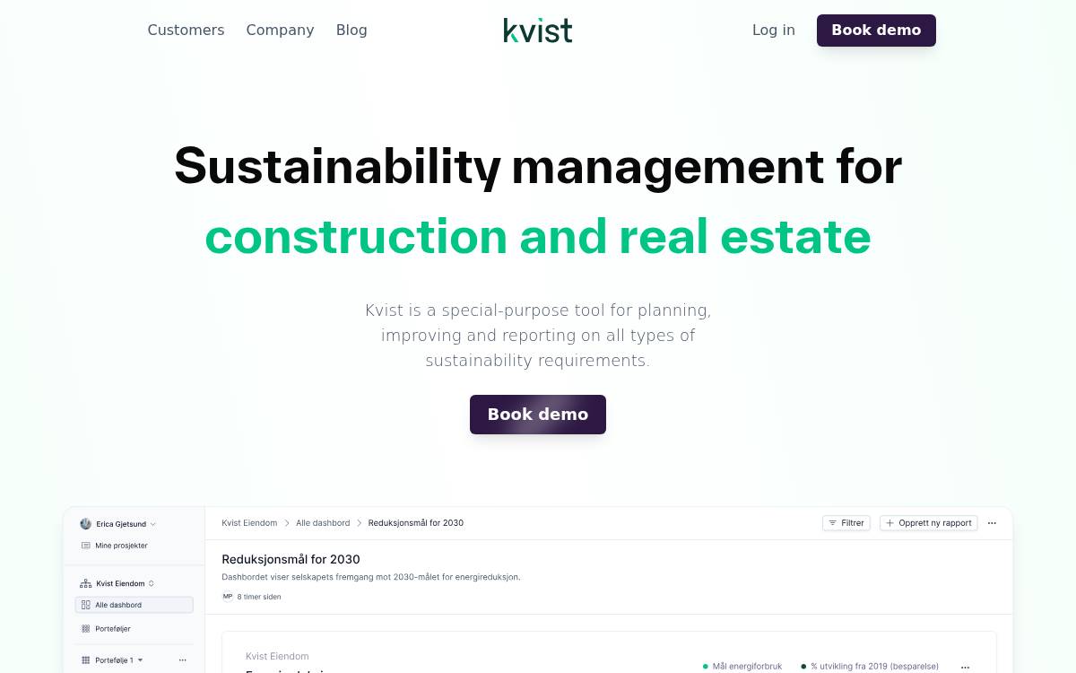 Kvist Solutions website preview