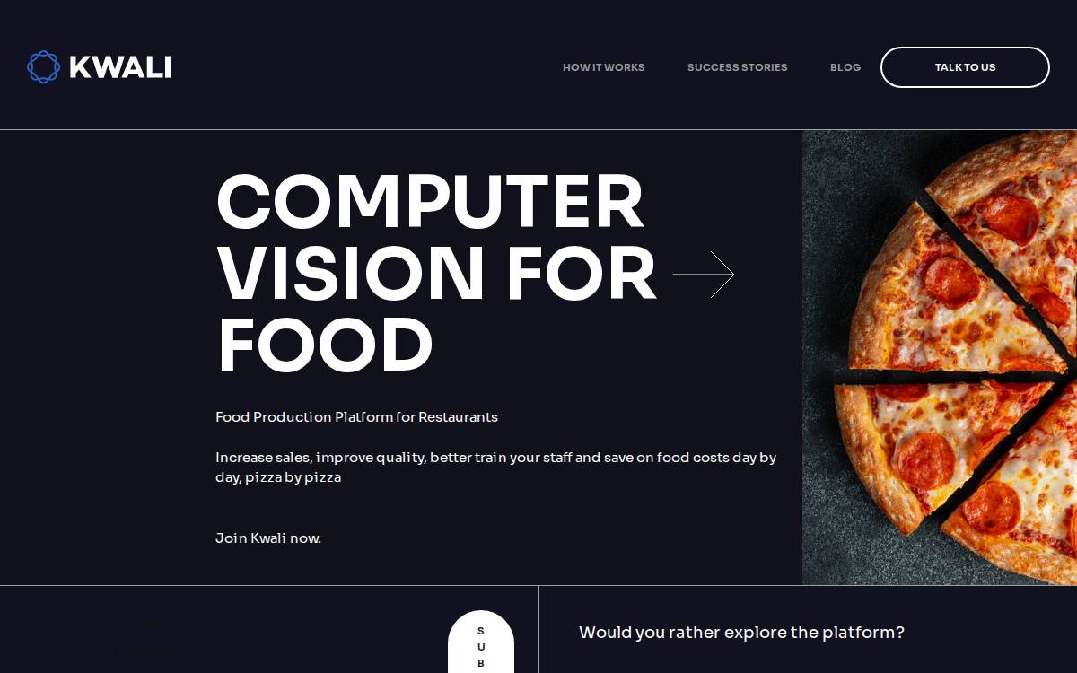 Kwali website preview