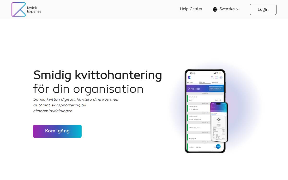 Kwick website preview