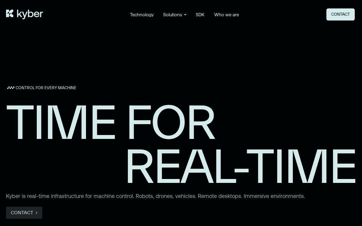 Kyber website preview
