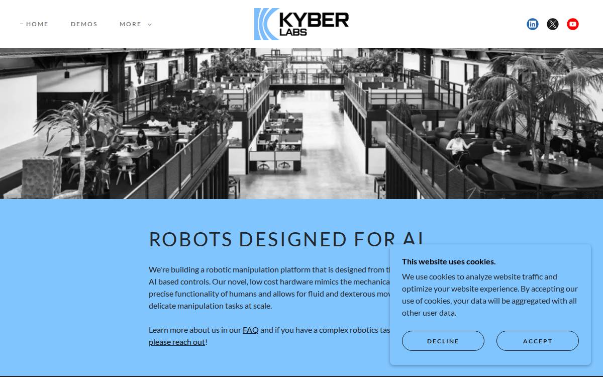 Kyber Labs website preview