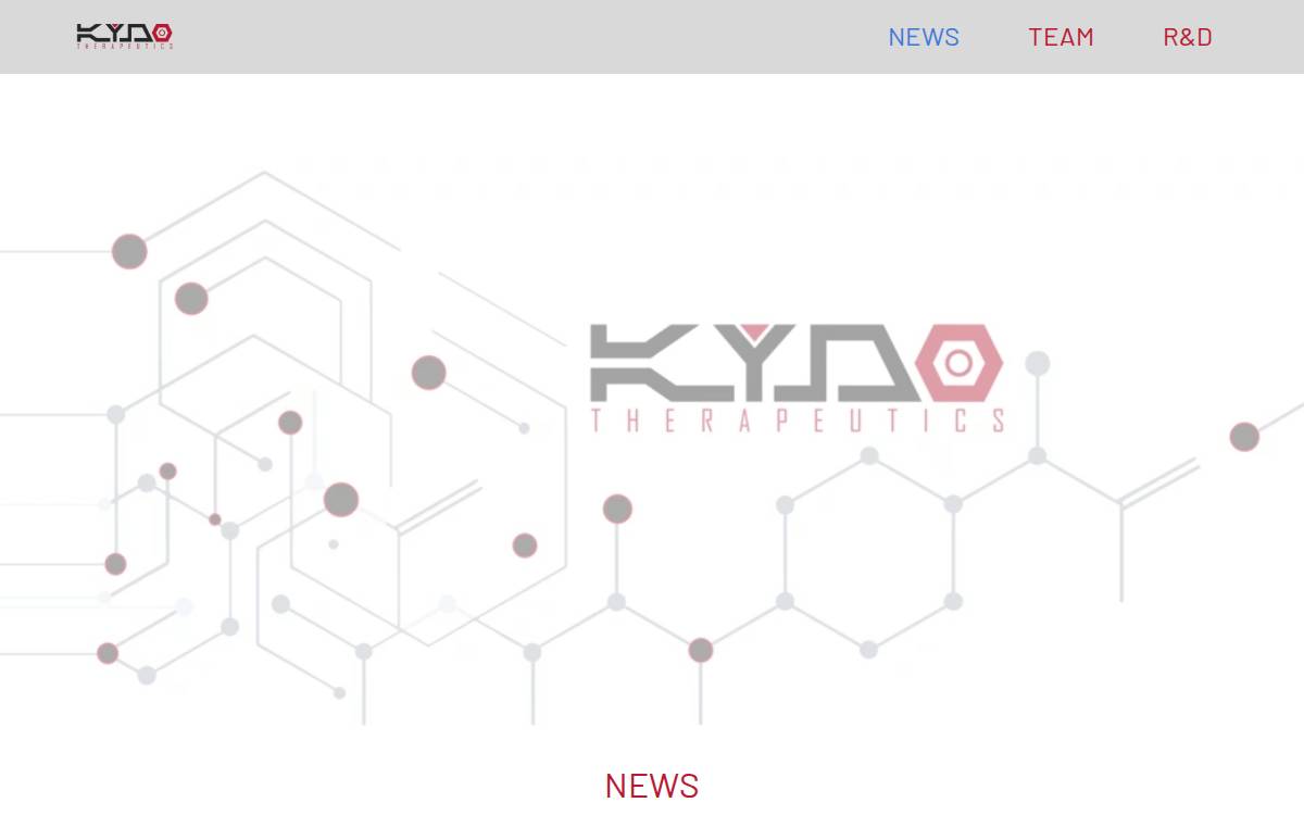 KyDo Therapeutics website preview