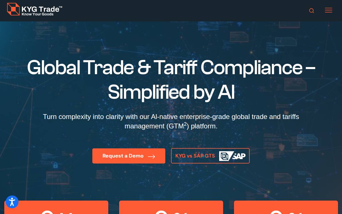 KYG Trade website preview