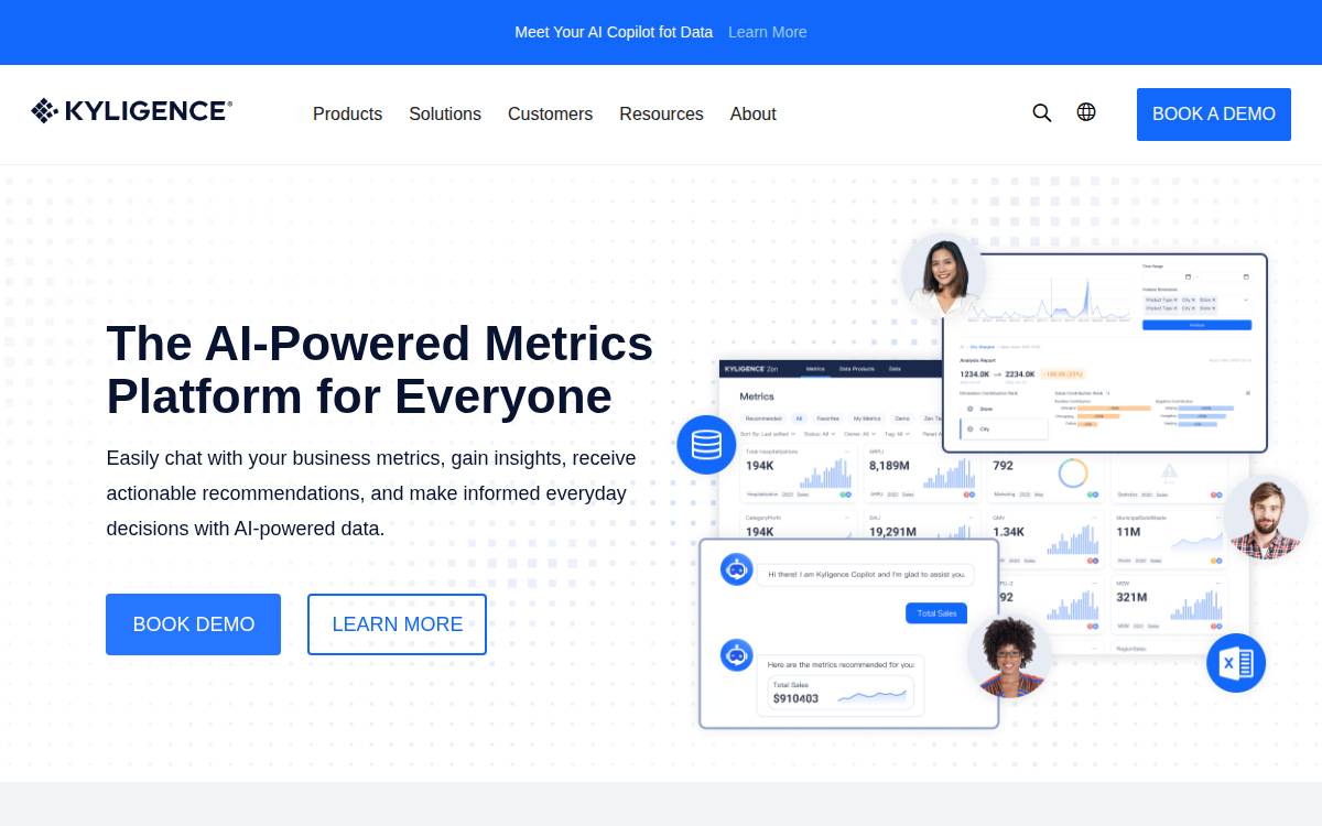 Kyligence website preview