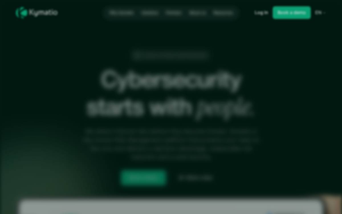 Kymatio website preview