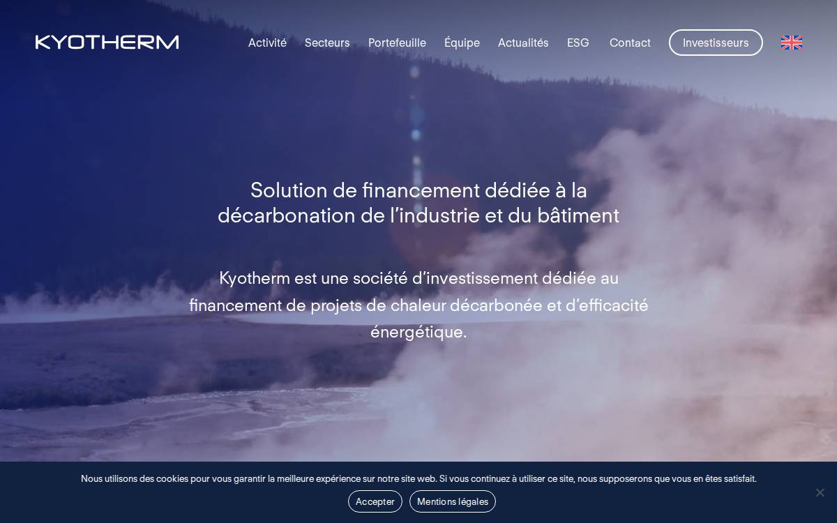 Kyotherm website preview