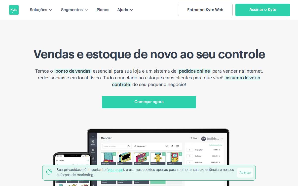 Kyte website preview