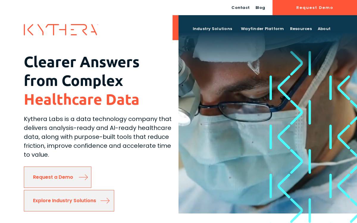 Kythera Labs website preview