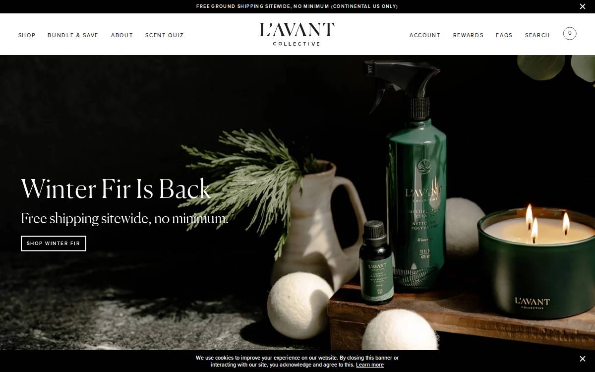 L'Avant Collective website preview