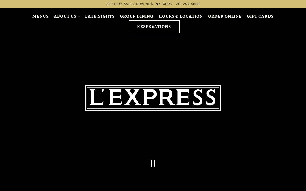 L'Express website preview