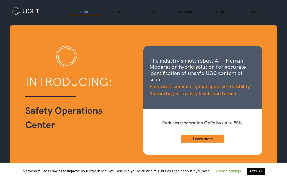 L1GHT website preview