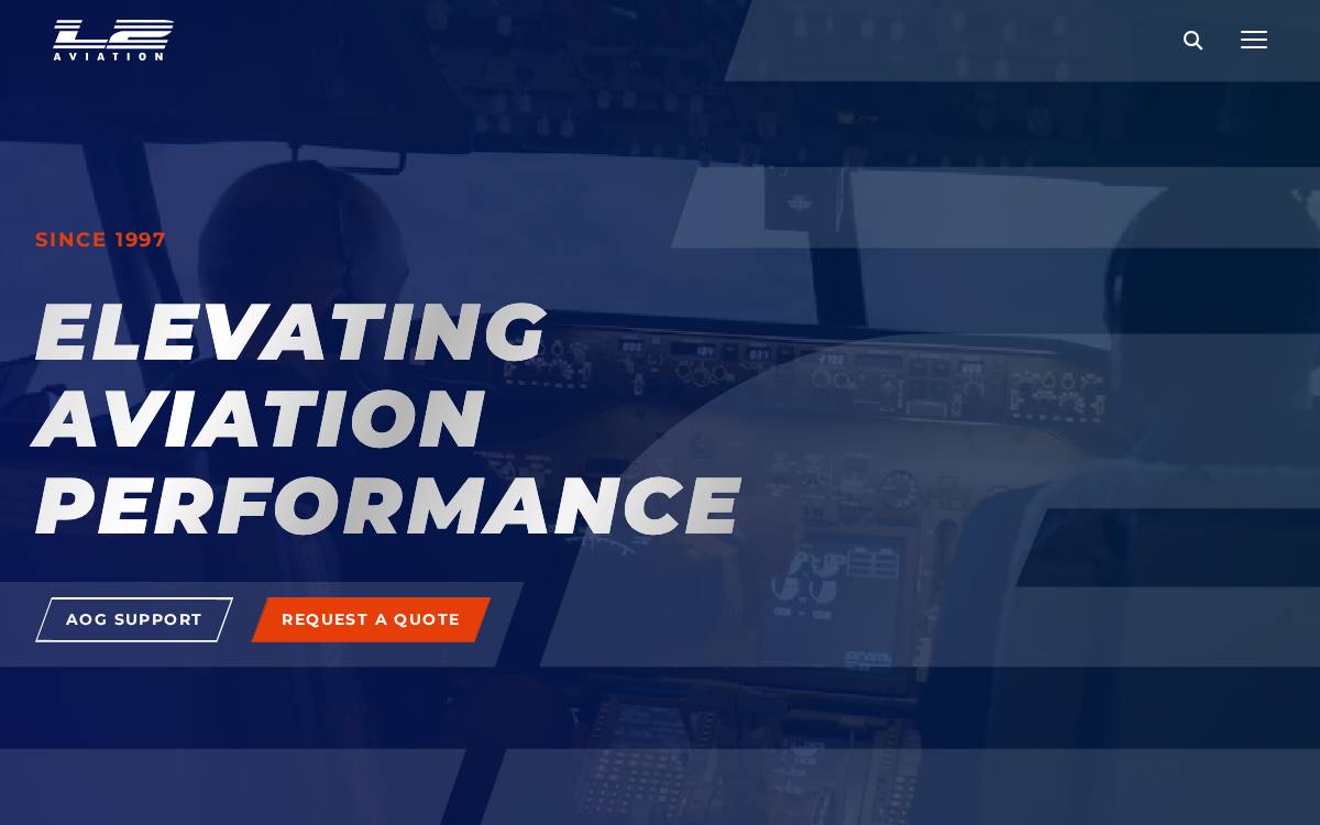 L2 Aviation website preview