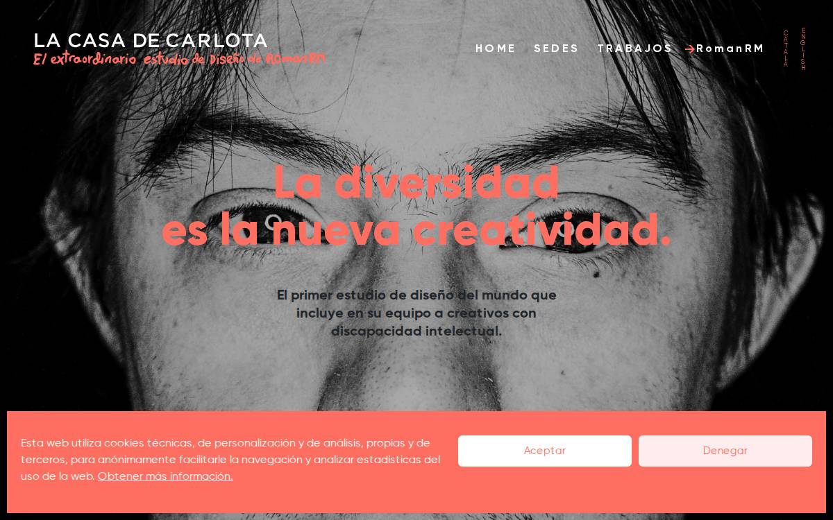 La Casa de Carlota website preview