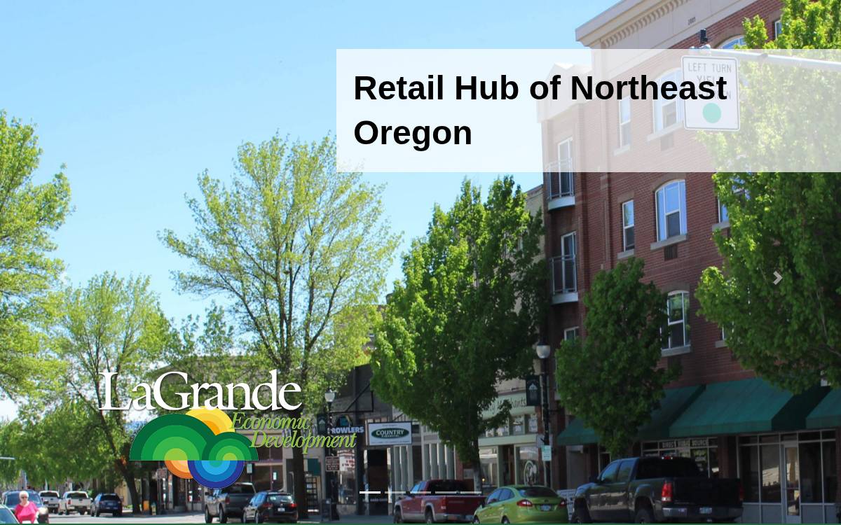 La Grande Economic Development website preview