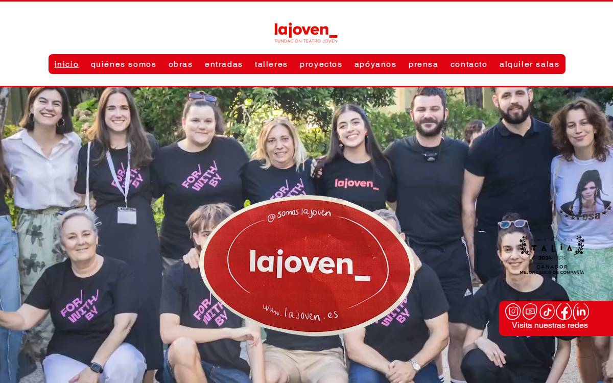 La Joven website preview