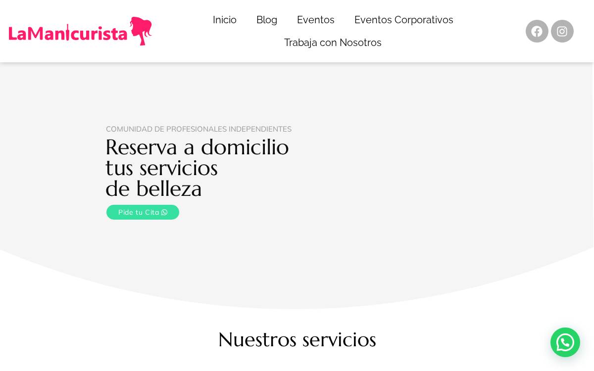 La Manicurista website preview