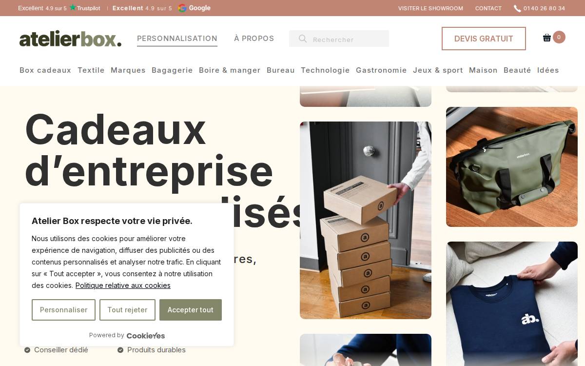 La Petite Attention website preview