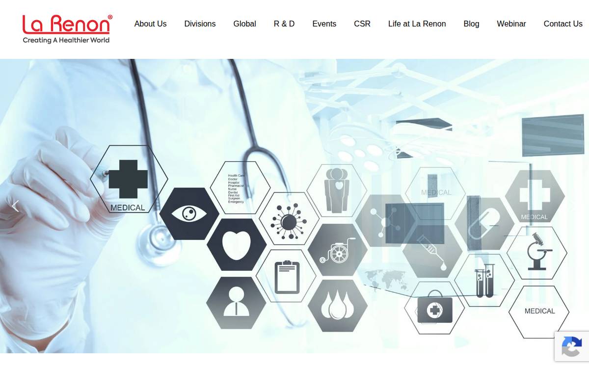 La Renon website preview
